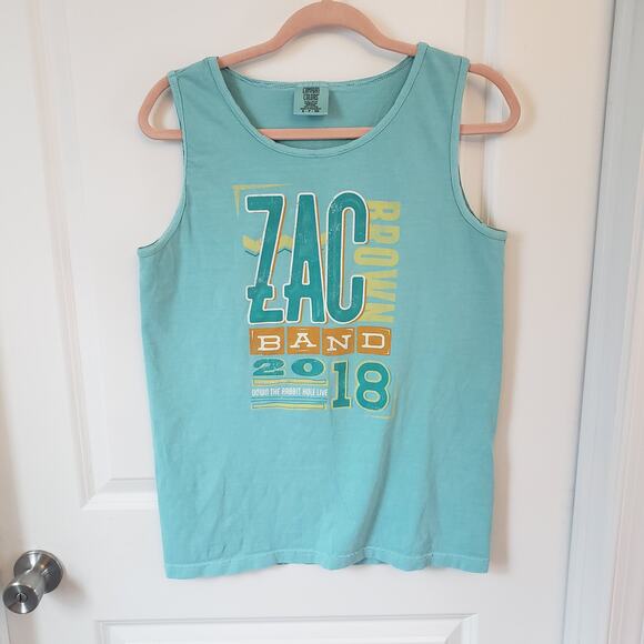 Zac Brown Band Women's 2018 Concert Tank Top Size Small - Picture 1 of 5